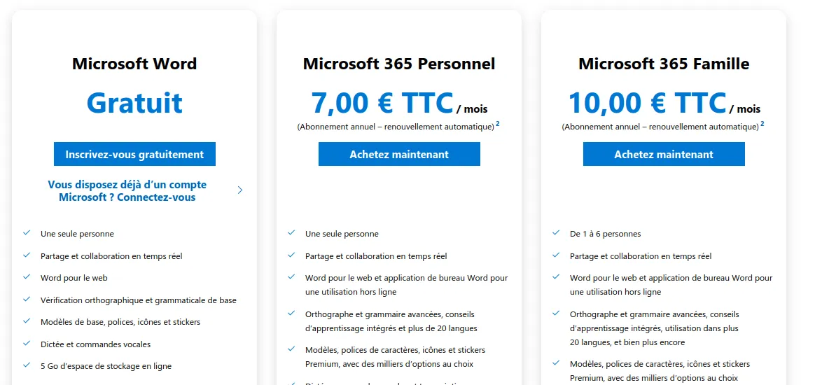 ms-word-prices